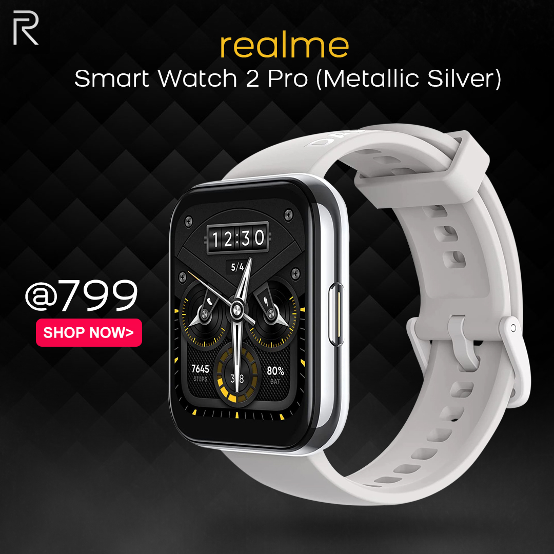 realme Smart Watch 2 Pro (Metallic Silver)